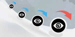 SEO growth compounding over time like a snowball effect