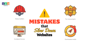 Common mistakes that cause slow websites, such as heavy page builders and excessive plugins.