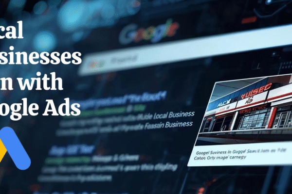 Google Ads highlighted in local search results on Google in 2025.