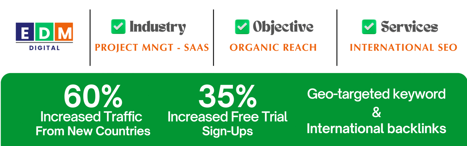 Project Management SaaS SEO Results – Global Visibility and Conversions